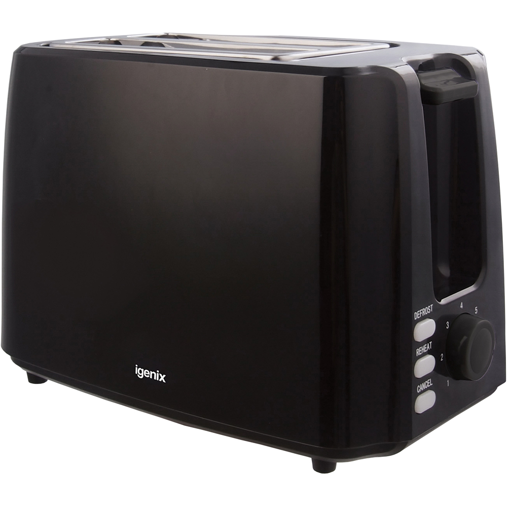 Igenix IGPK32 Black 2 Slice Toaster and 1.7L Kettle Set Image 3