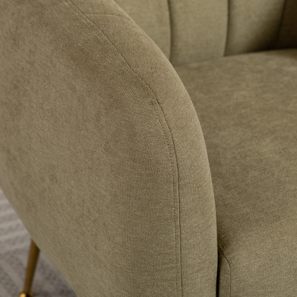 Artemis Home Stanton Pistachio Fabric Shell Accent Chair Image 2