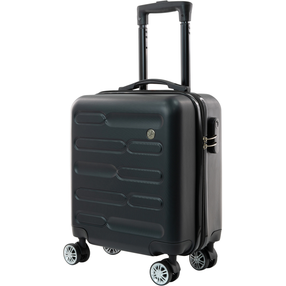SA Products Black Carry On Cabin Suitcase 45cm Image 1