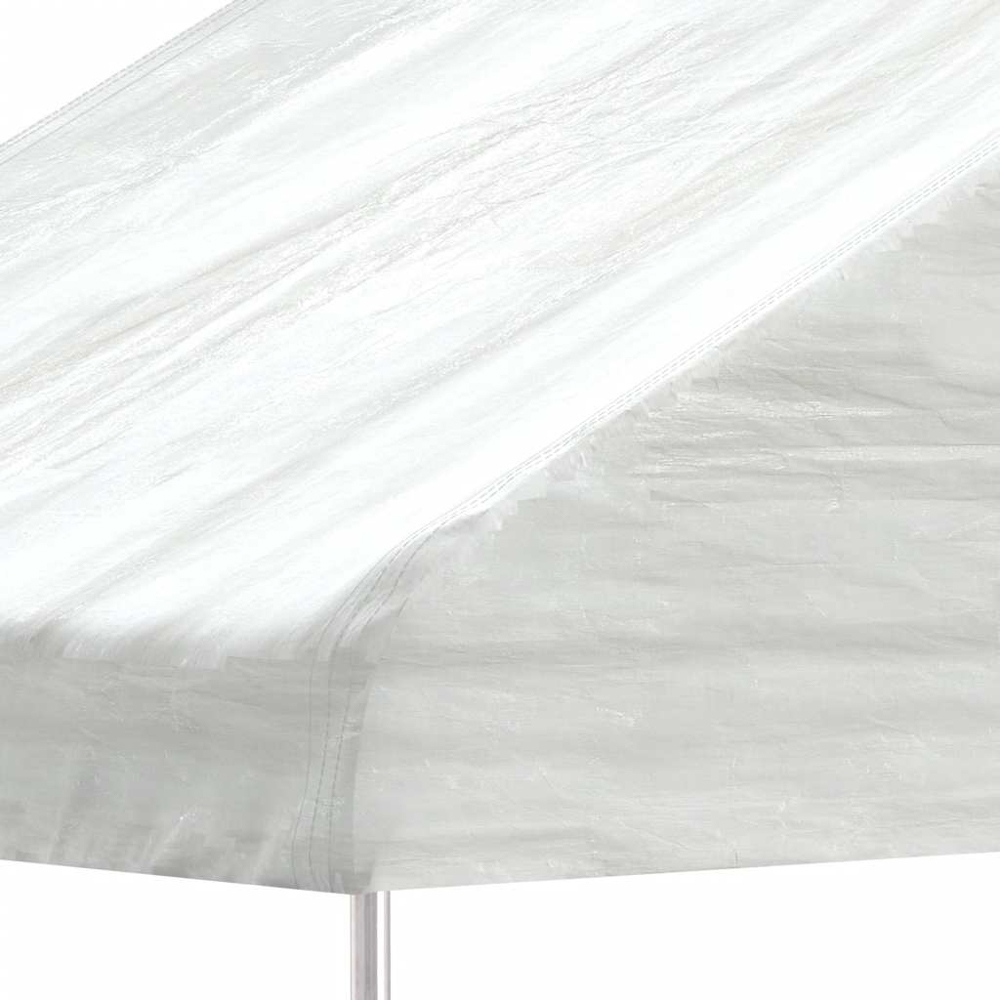 vidaXL 15.61 x 4.08m White Gazebo with Roof Image 4