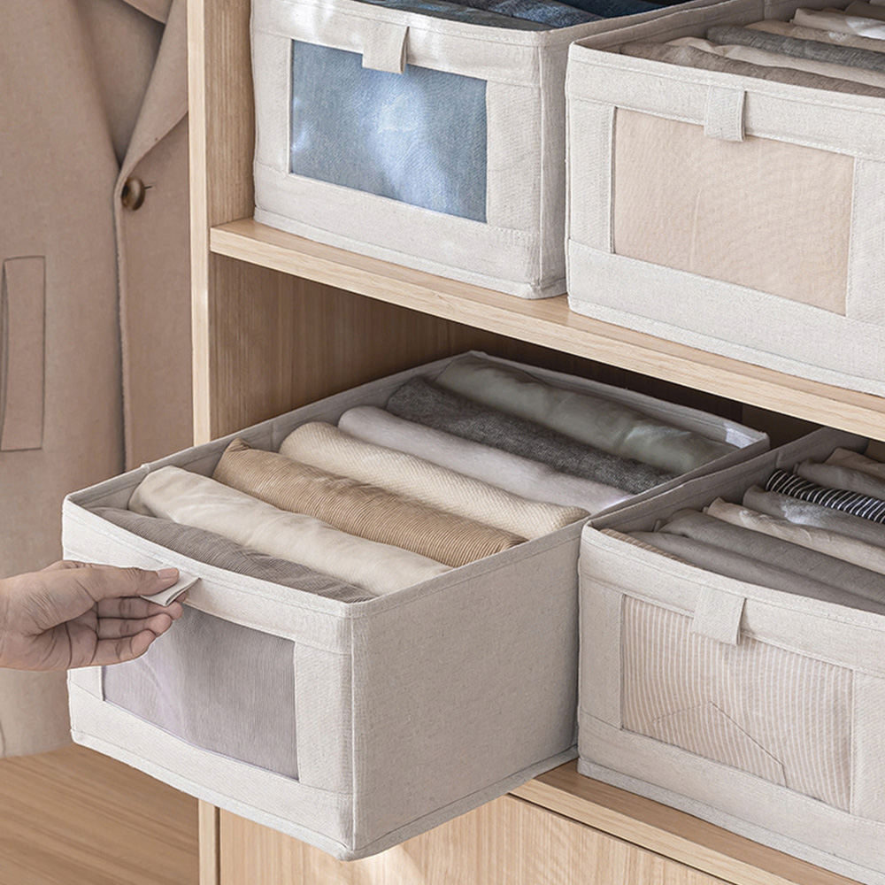 Living and Home Foldable Fabric Clothes Storage Organiser Image 8