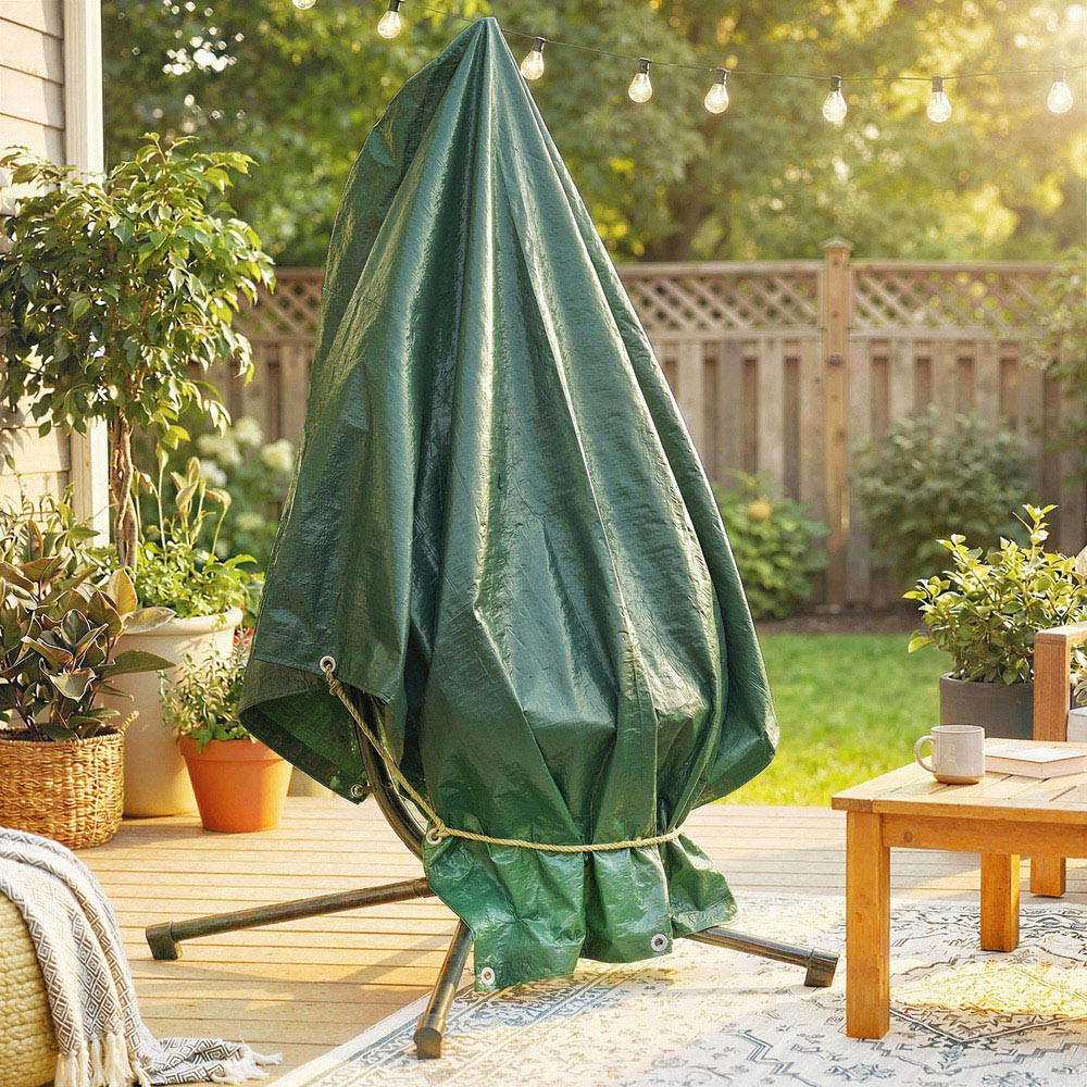Outsunny Green Waterproof Tear-Resistant Tarpaulin Sheet 300 x 400cm Image 7