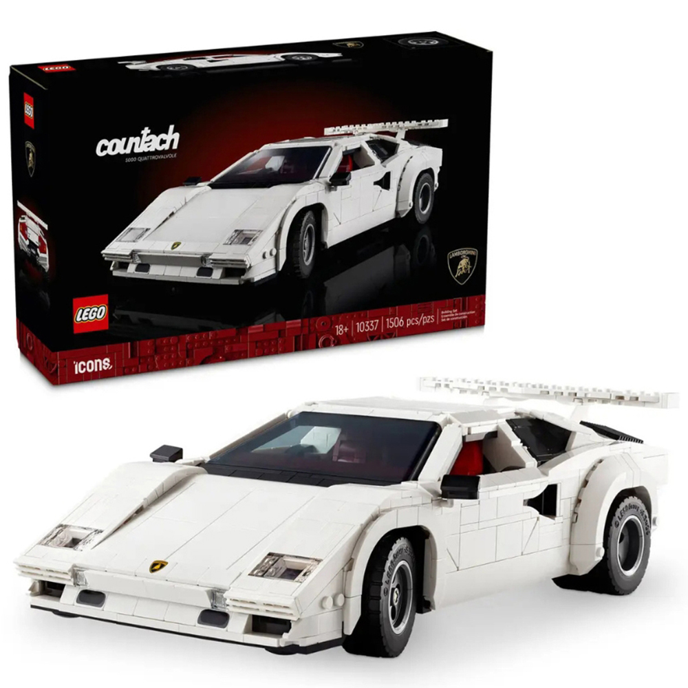 LEGO Icons 10337 Lamborghini Countach 5000 Quattrovalvole Building Kit Image 2