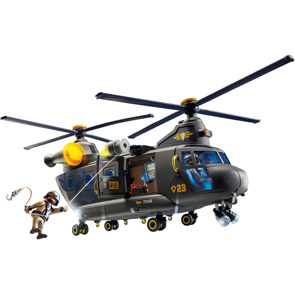 Playmobil Tactical Unit Rescue Aircraft Playset 117 Piece Image 3