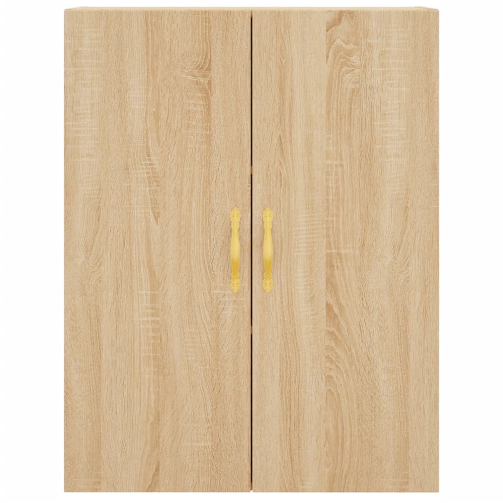 vidaXL 2 Door Sonoma Oak Wall Mounted Storage Cabinet 2 Pack Image 6