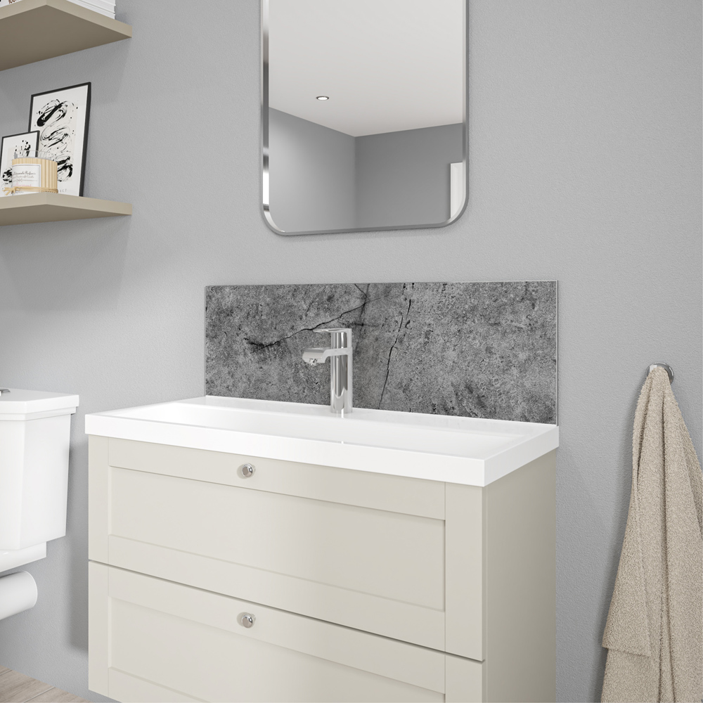 Wetwall Alloy Tempesta Splashback 800 x 250mm Image 5