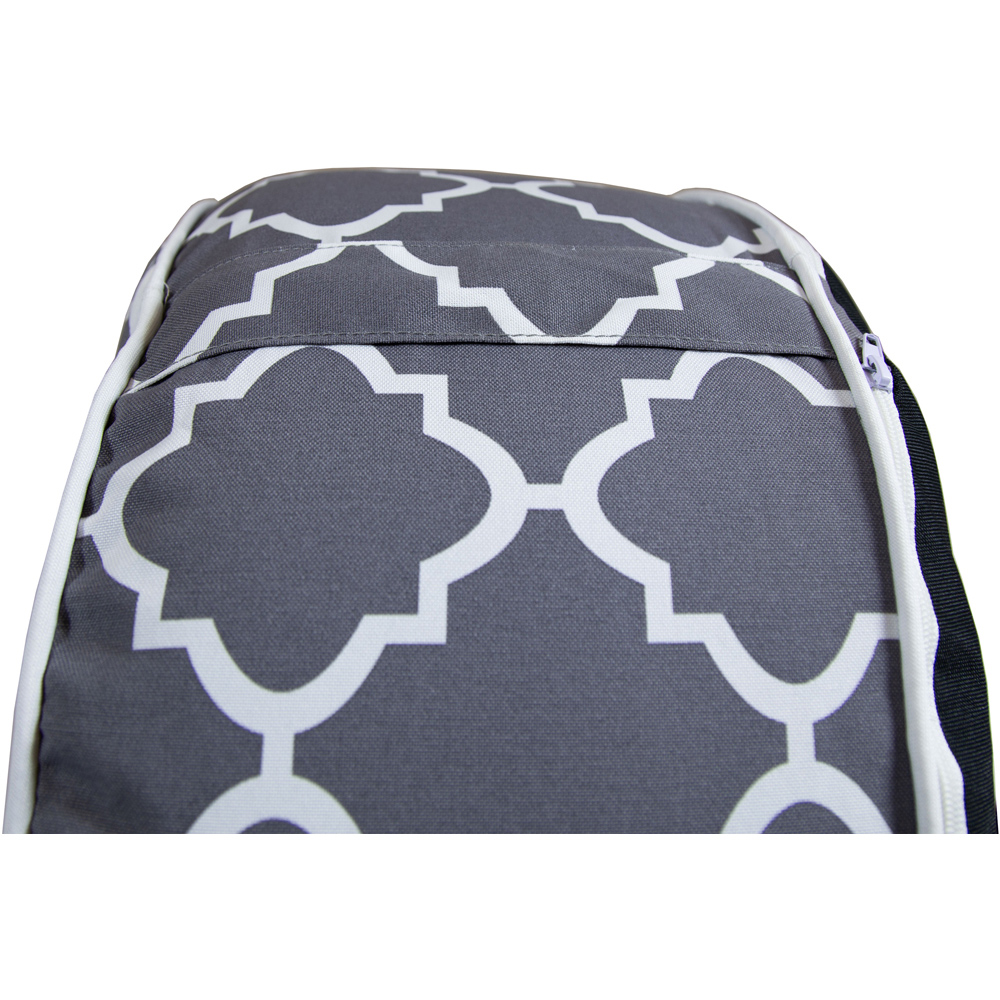 Charles Bentley Grey Outdoor Inflatable Foot Stool Image 4
