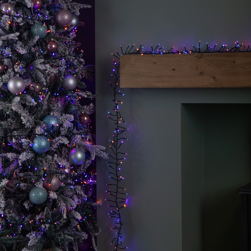 Samuel Alexander 1440 Rainbow LED Christmas Cluster Light 18.5m Image 6