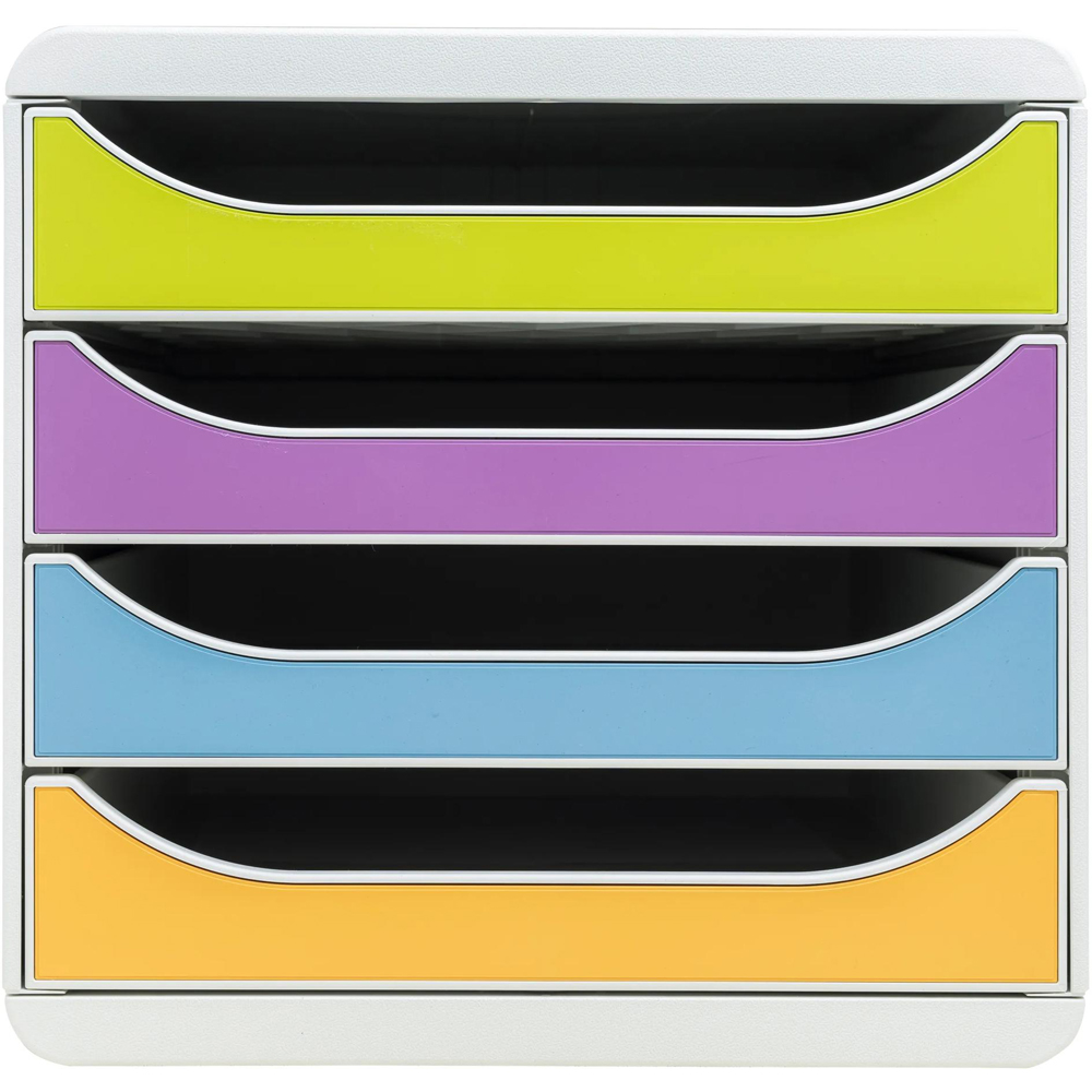 Exacompta Pop NCo Big-Box 4 Drawer Multicolour File Organiser Image 2