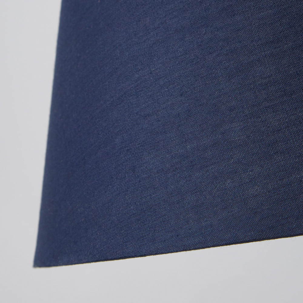 Lighting Collection Yates Navy Tapered Lamp Shade 20cm Image 4