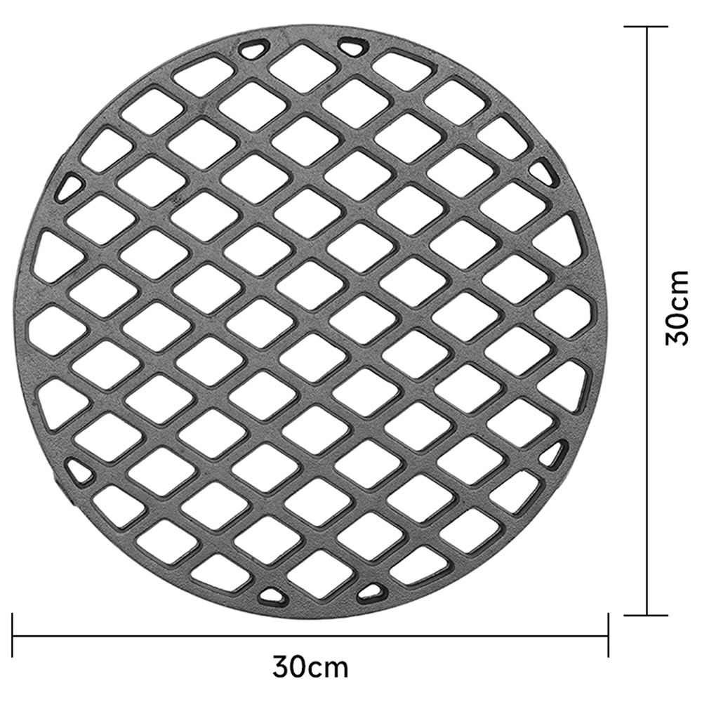 Living and Home Round Cast Iron BBQ Grate 30cm Image 8