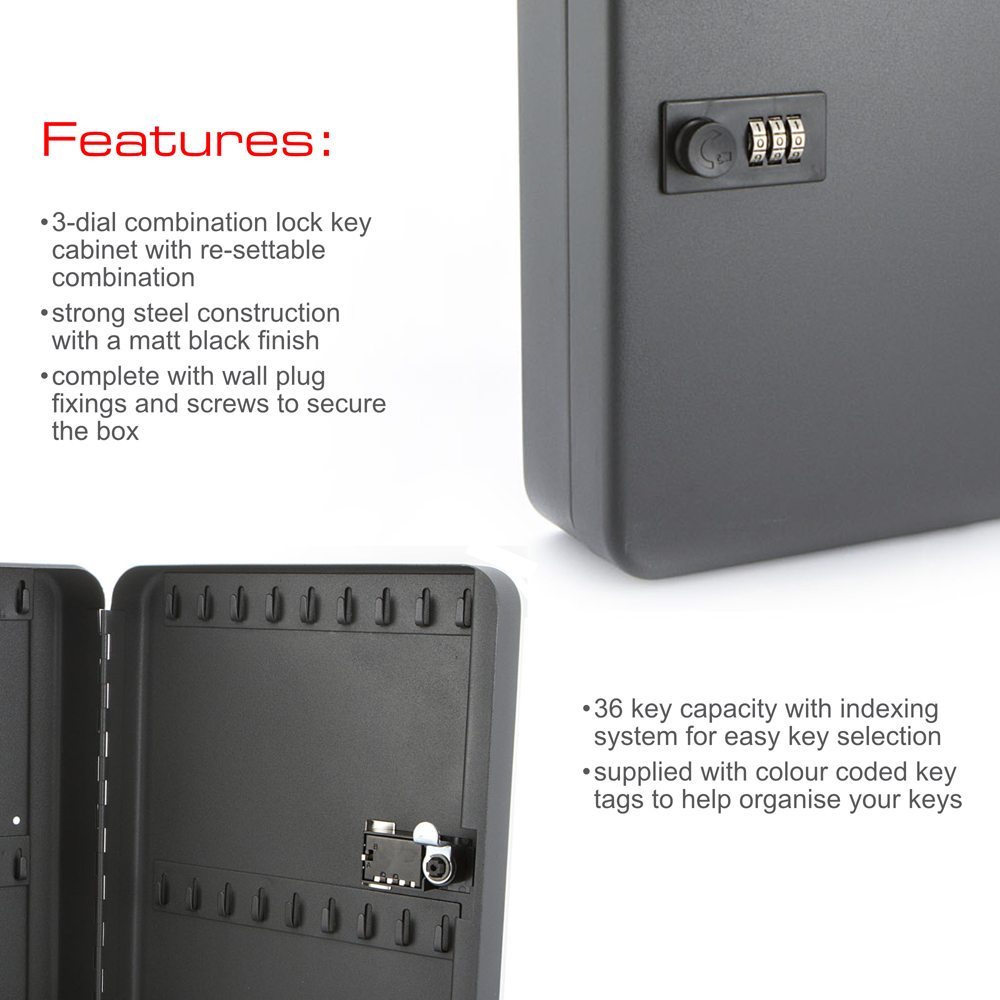 Burg-Wachter 36 Key Combination Key Box Image 3