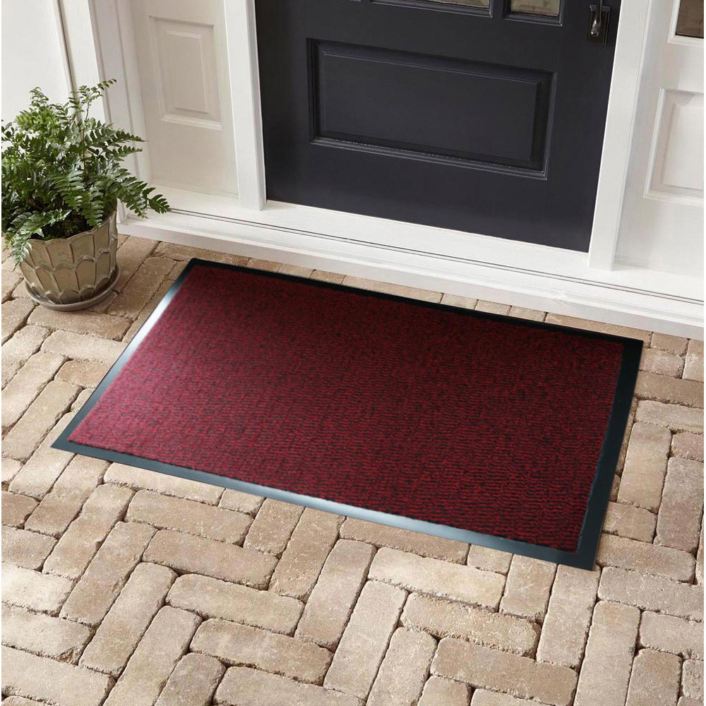 Desire Rugs Red Anti Slip Door Mat 90 x 200cm Image 2