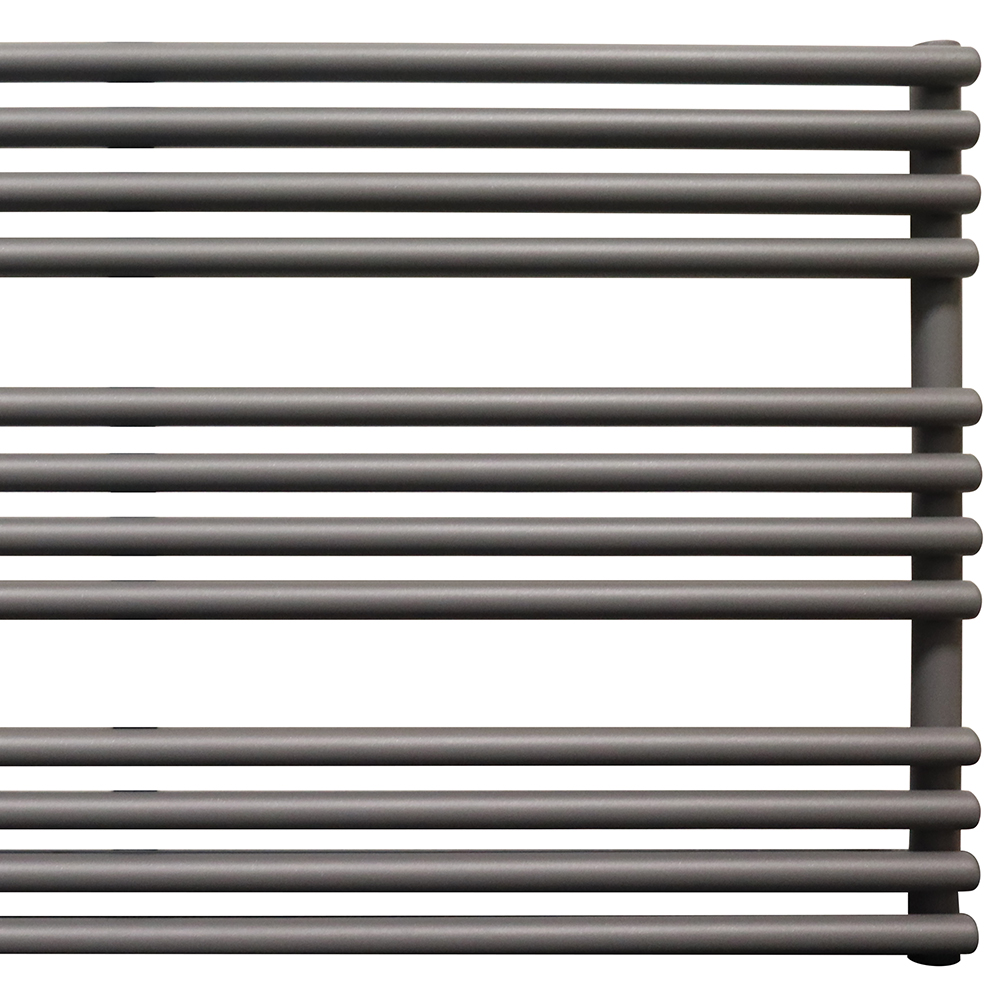 Towelrads Iridio 1289BTU Horizontal Anthracite Towel Radiator 1000 x 600mm 378W Image 3