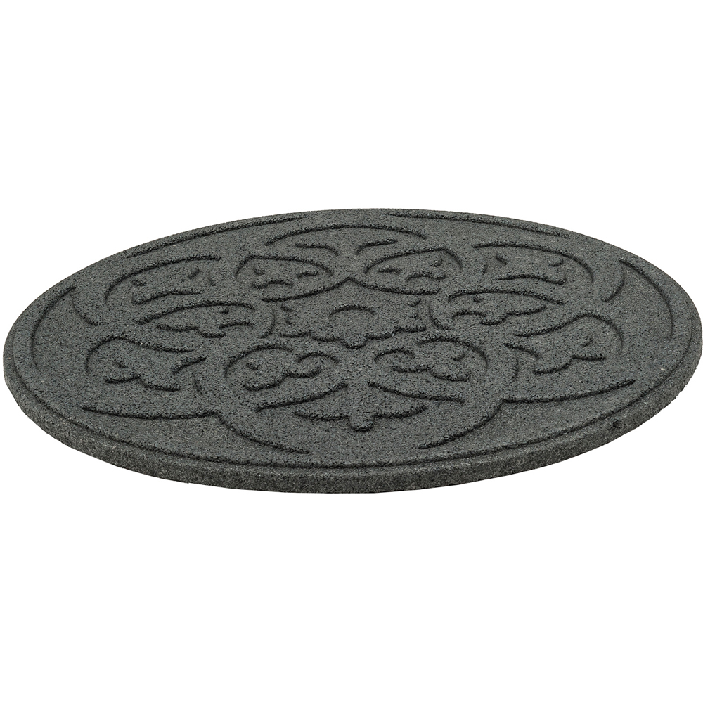 Nicoman Grey Scroll Reversible Garden Stepping Stone 46cm 4 Pack Image 5