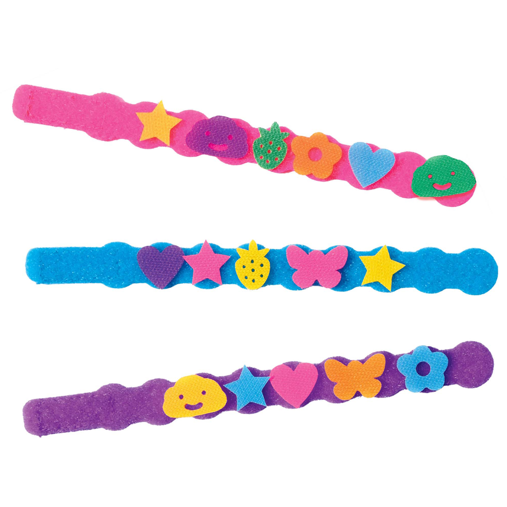 SES Creative Hook and Loop Tape Bracelets Set Image 3
