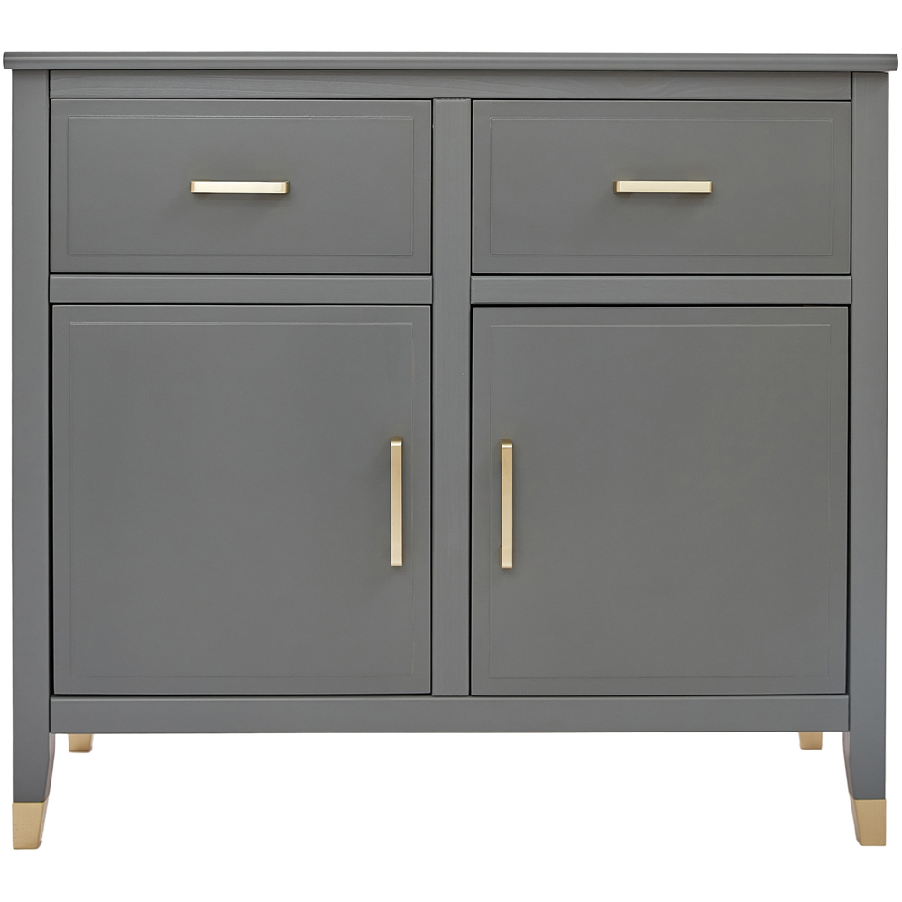 Palazzi 2 Doors 2 Drawers Grey Sideboard Image 3