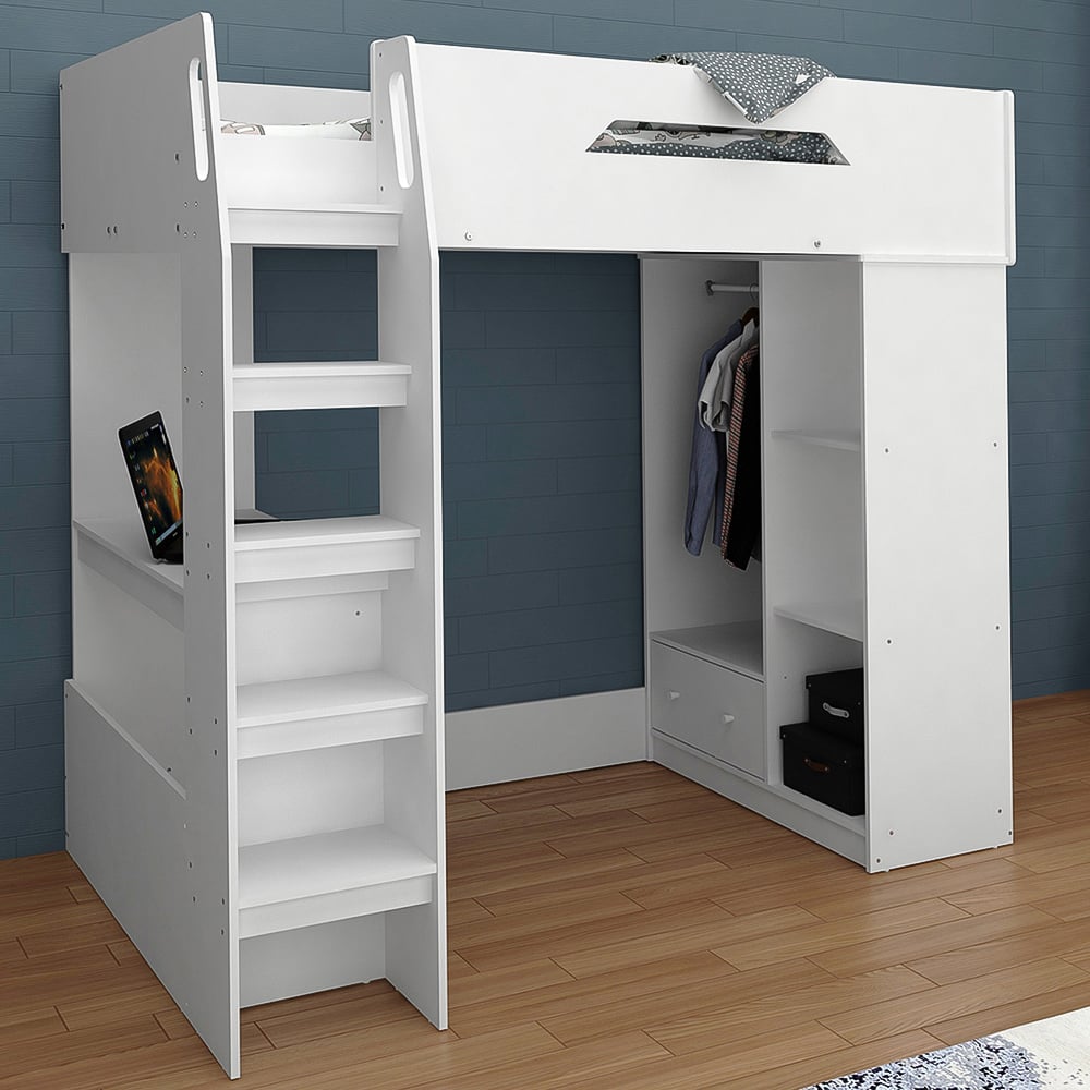Kudl White High Sleeper Image 1