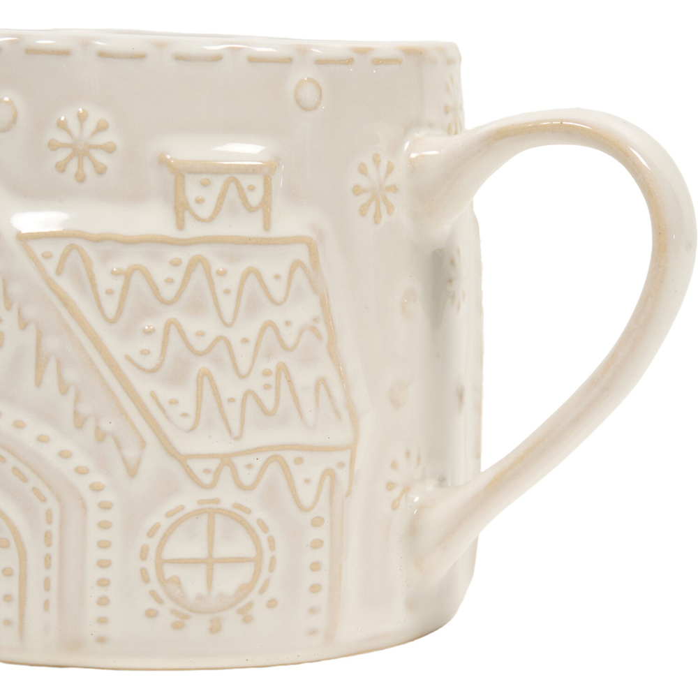 Gingerbread House or Man Embossed Mug Image 7