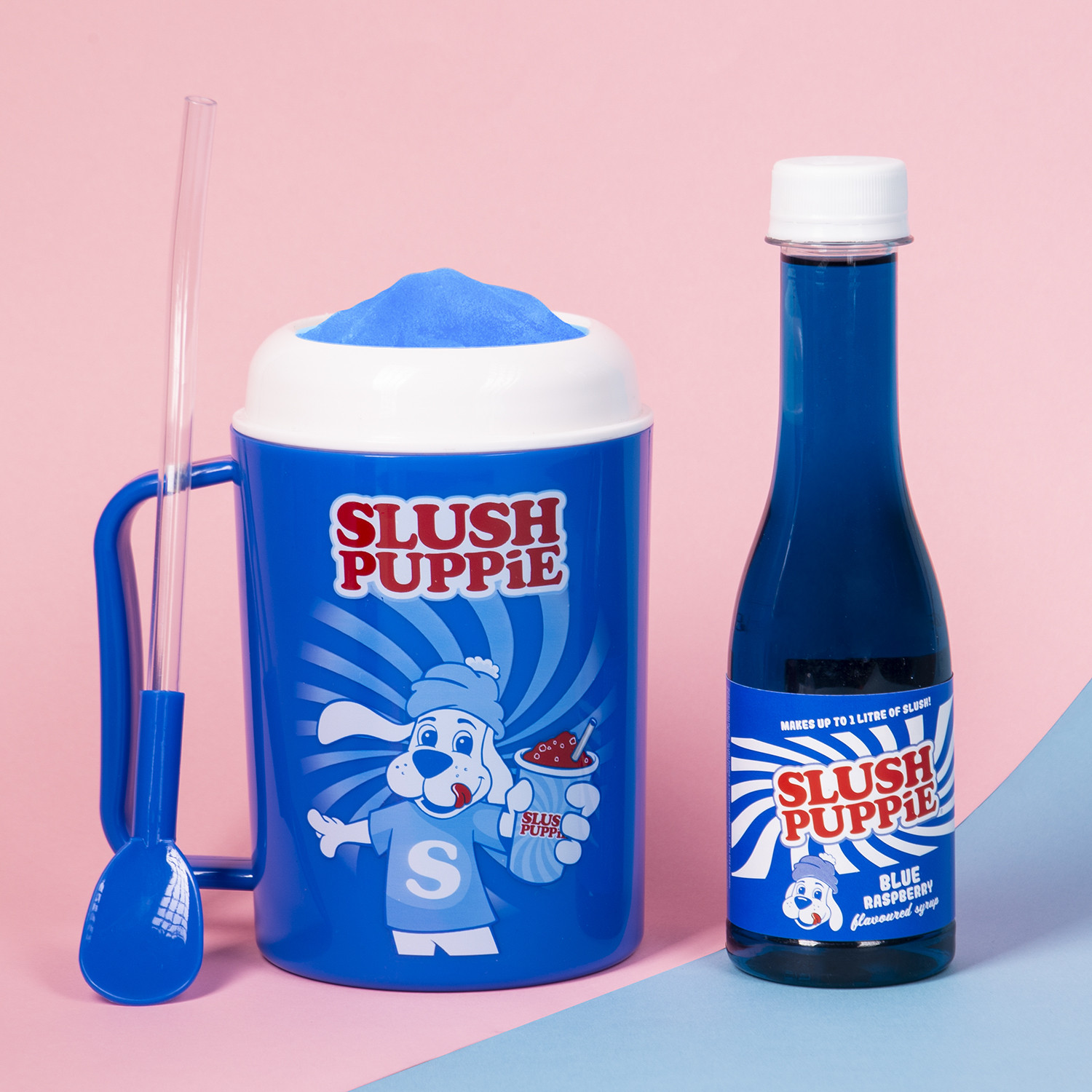 G&G Blue Raspberry Flavoured Slushie Making Cup and Syrup Image 3