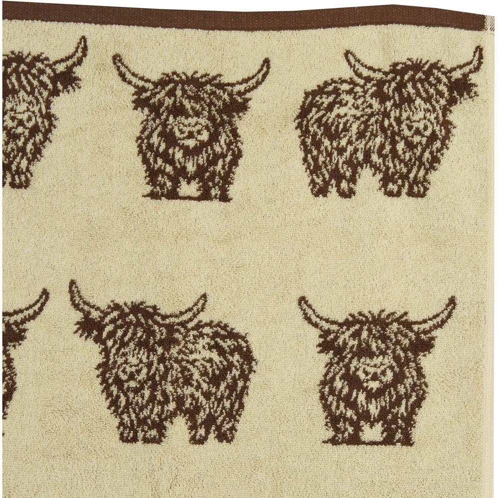 Highland Cow Towel Hand Towel Image 7