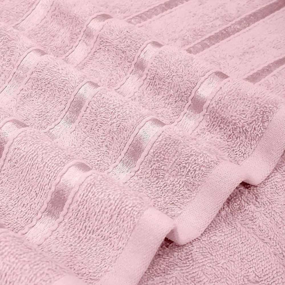 Smart Living Boston 8 Piece Pink Towel Bale Set Image 4