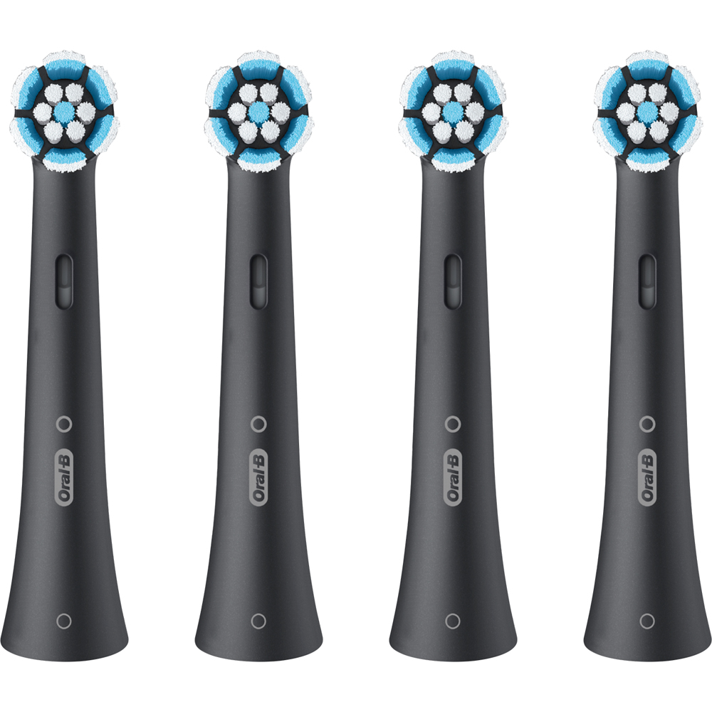 Oral-B iO Gentle Clean Care Black Toothbrush Refill Head 4 Pack Image 3