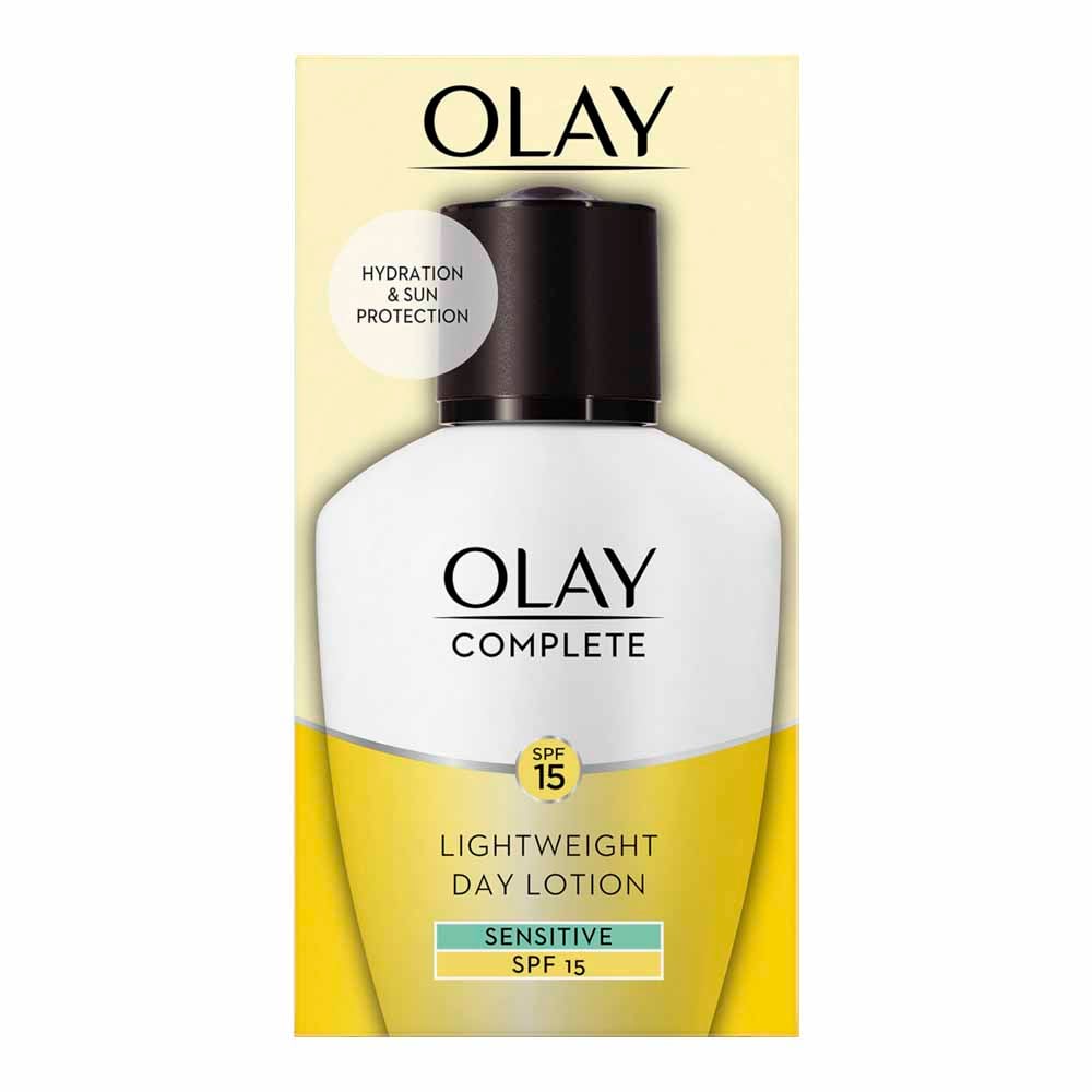 Olay Complete Day Fluid Moisturiser for Sensitive Skin Case of 6 x 100ml Image 4