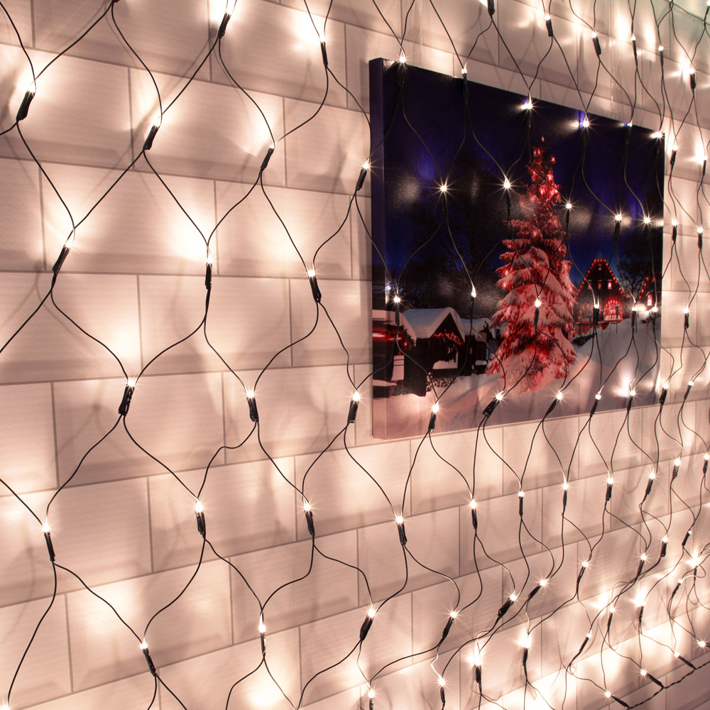 The Christmas Workshop 360 White LED Net String Light Image 4