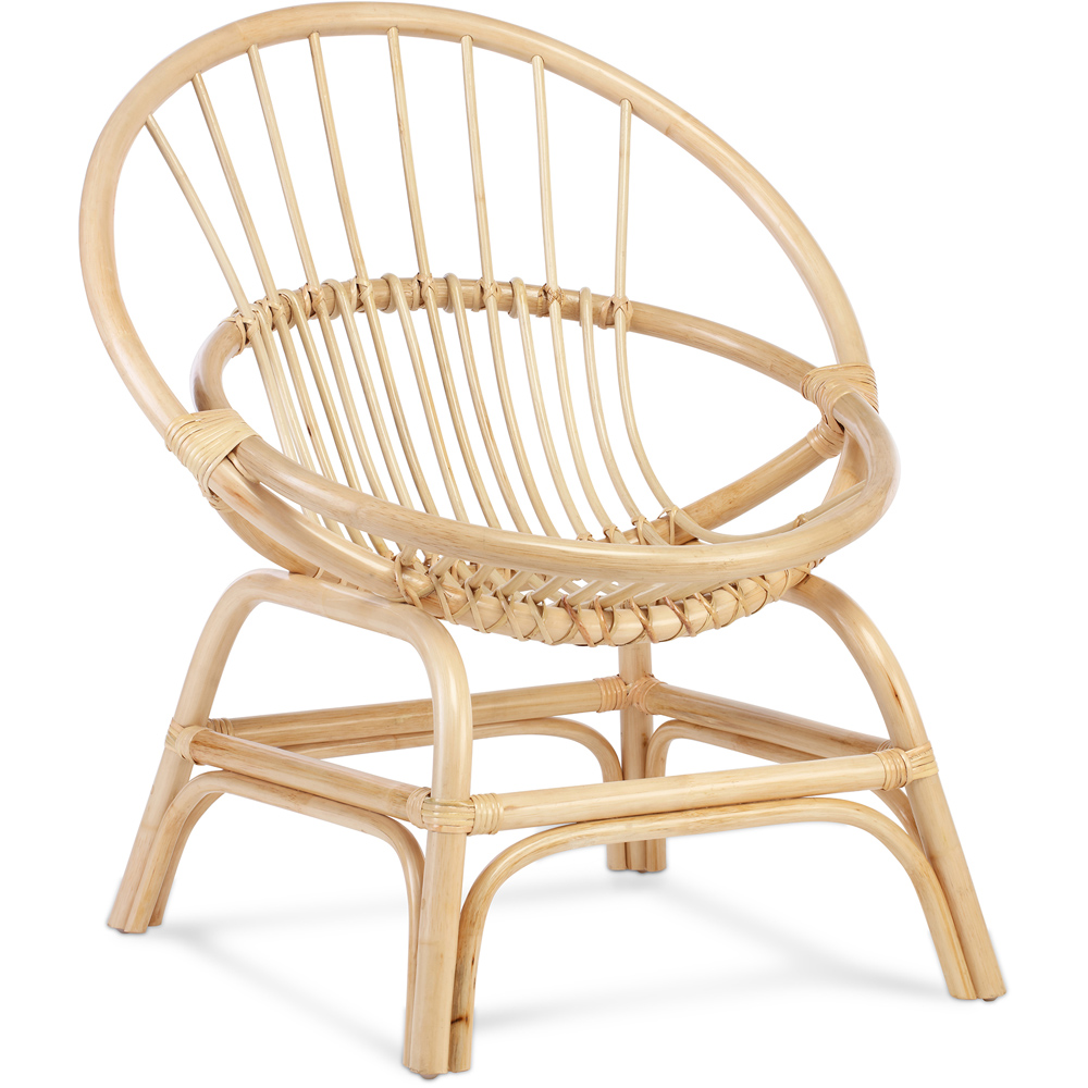 Desser Moon Natural Rattan Circular Chair Image 2