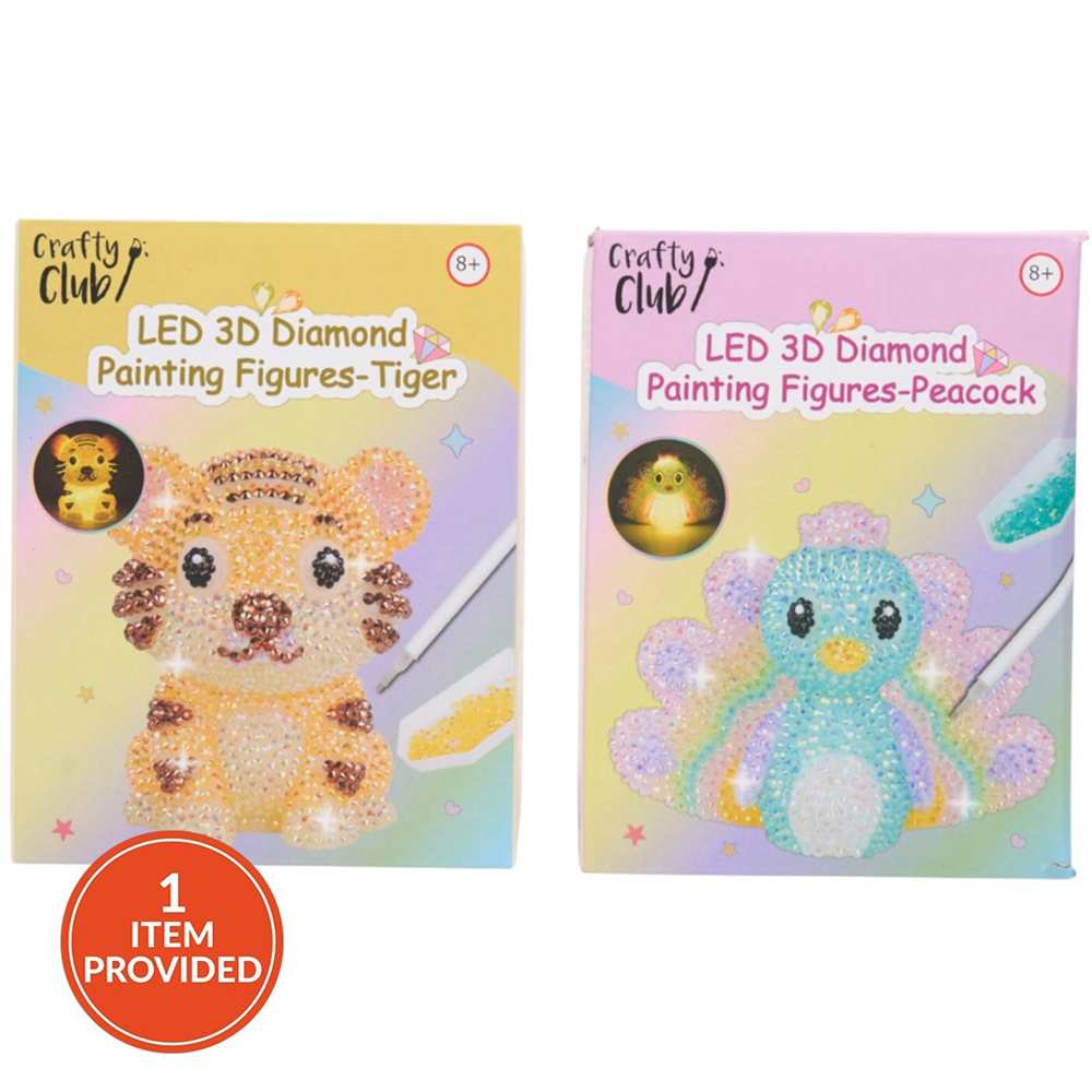 LED 3D Diamond Painting Figure Kit Image 1