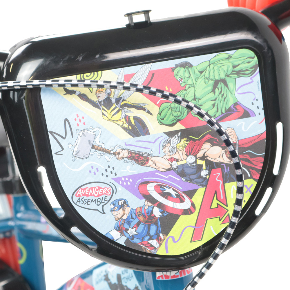 Denver Marvel Avengers 12 inch Kids Bicycle with Stabilisers Image 2