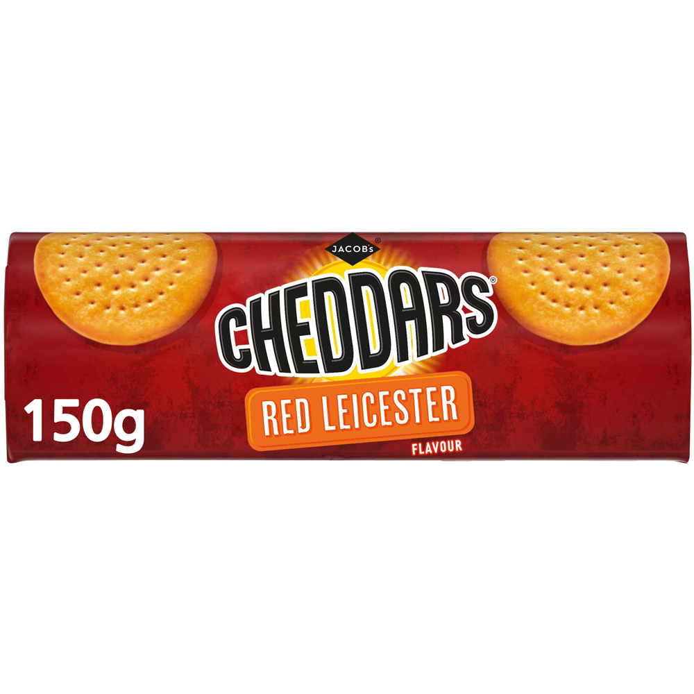 Jacob's Red Leicester Cheddars 150g Image