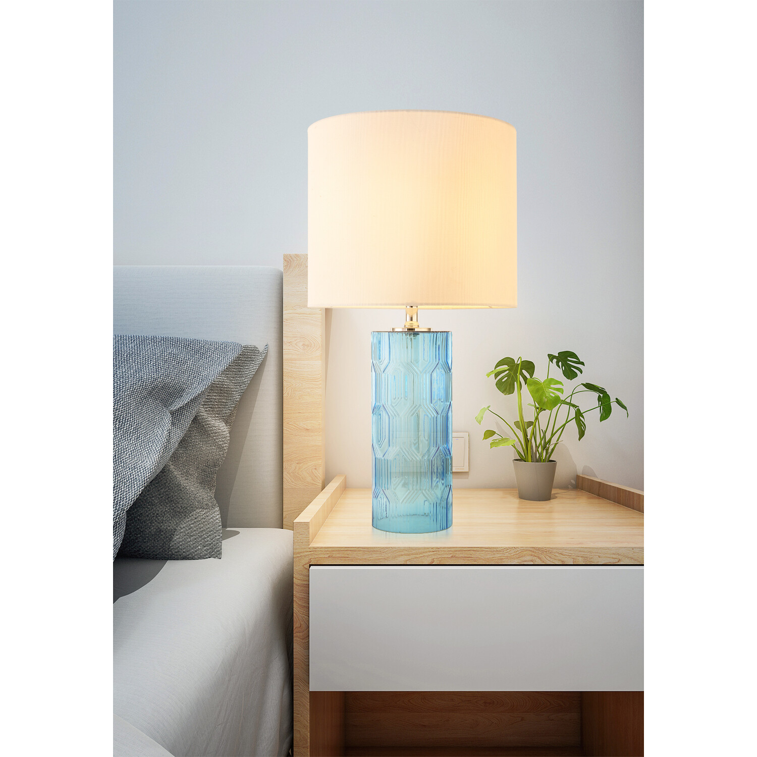 Rebecca Table Lamp - Blue Image 3
