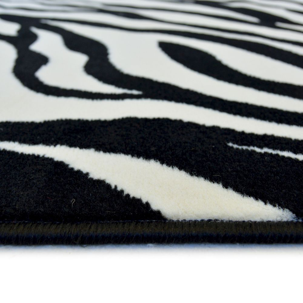 Homemaker Maestro Zebra Black Rug 120 x 170cm Image 4