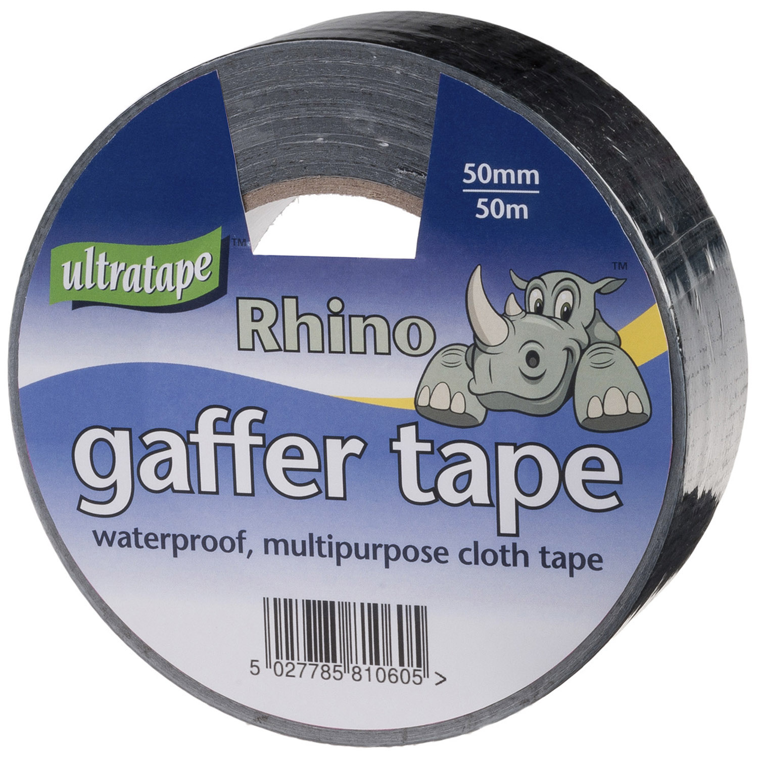 Ultratape Rhino 50mm x 50m Black Gaffer Tape Image