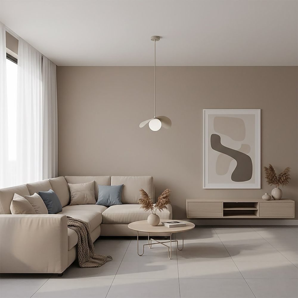 Emibig Ritual Beige G9 Medium Ceiling Pendant Light Image 5