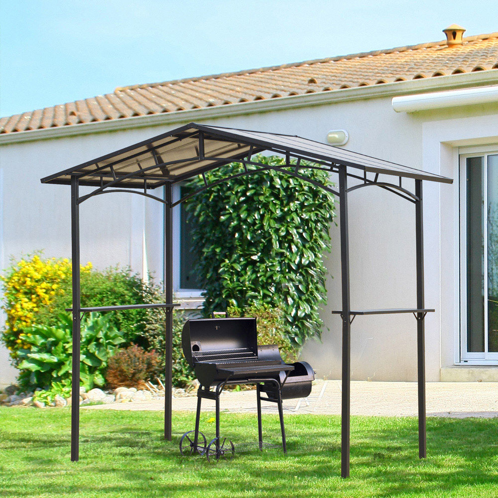 Outsunny 2.4 x 1.5m Aluminium Steel Frame BBQ Protective Gazebo Image 3