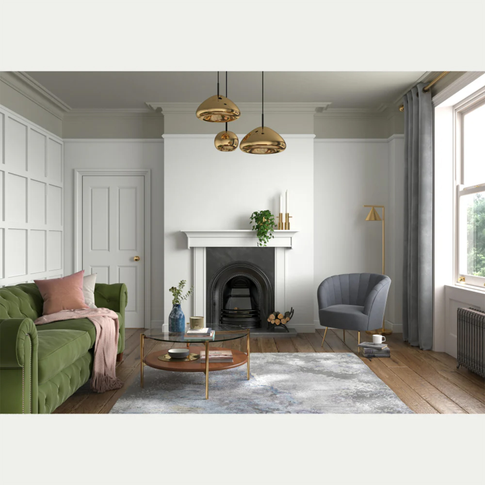 Dulux Heritage Walls and Ceilings China White Velvet Matt Emulsion Paint 1L Image 4