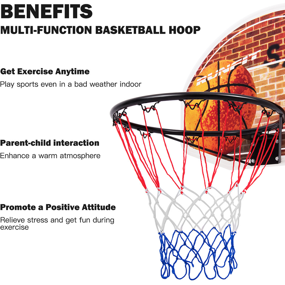 Costway Mini Basketball Door and Wall Hoop Image 8
