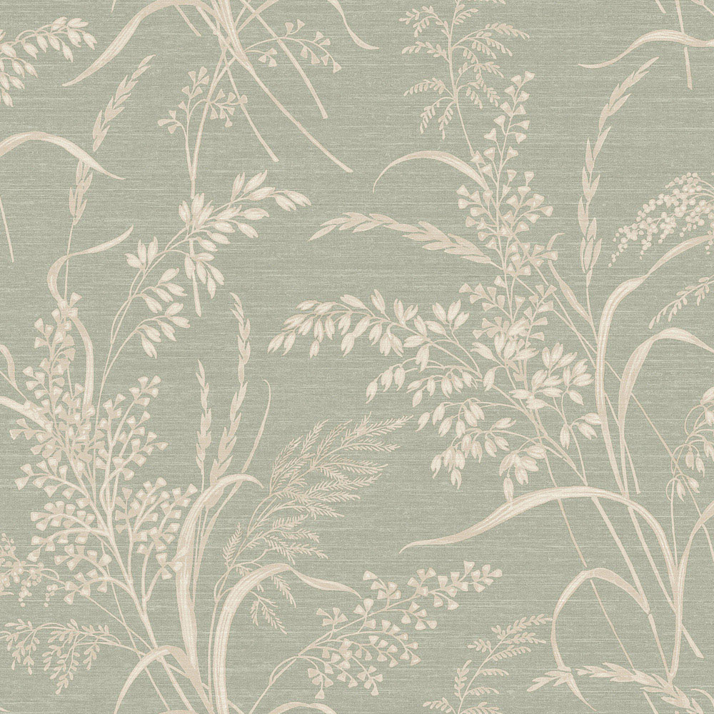 Grandeco Prairie Green Wallpaper Image 1