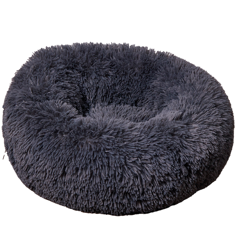 Clever Paws Small Grey Calming Bed Image 1