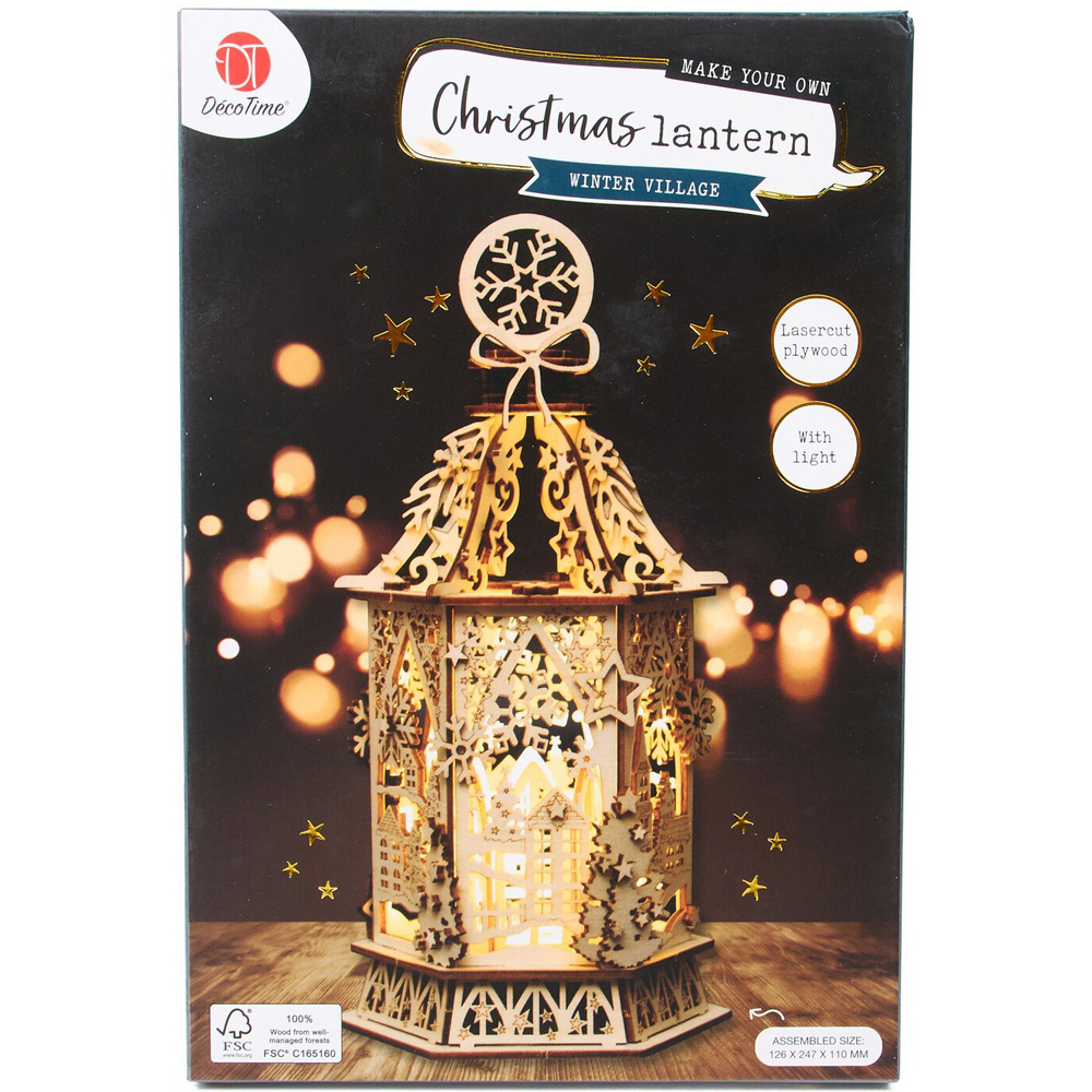 Light Up Plywood Lantern Kit Image 5