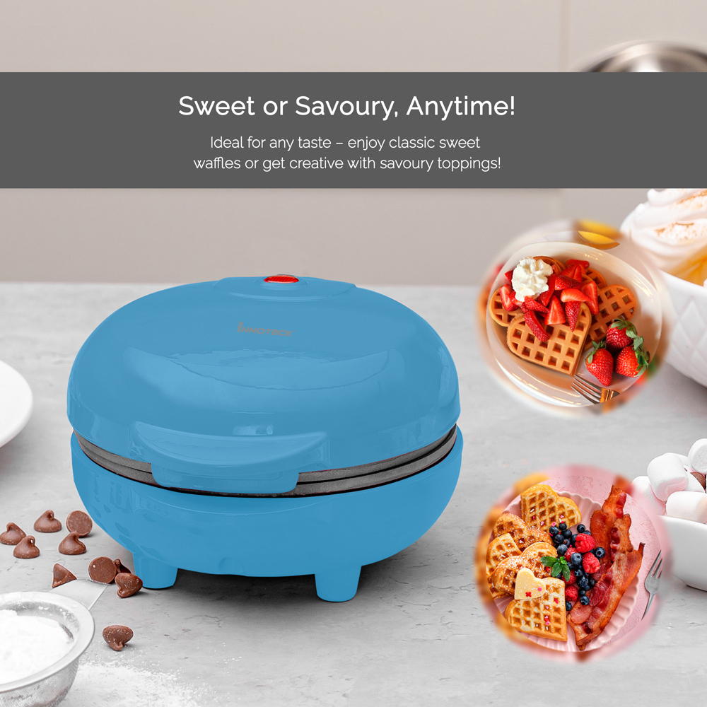 Innoteck Kitchen Pro DS-5508 Baby Blue Bear Pattern Mini Snack Maker 550W Image 4