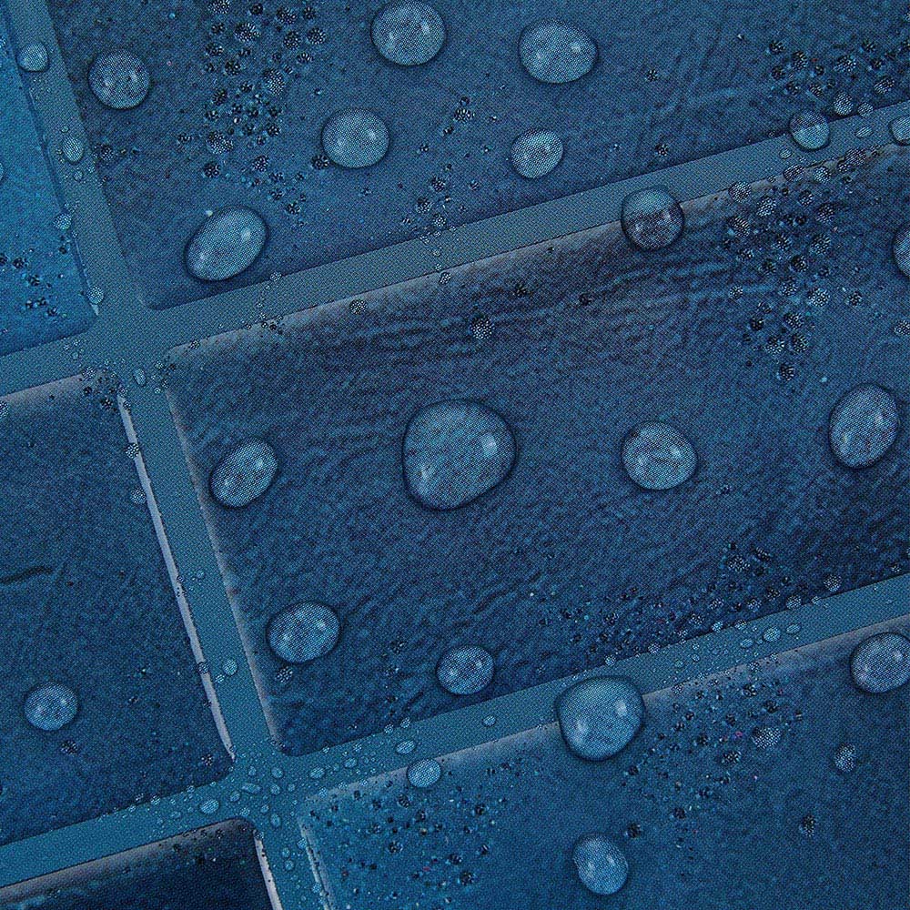 Living and Home Dark Blue Rectangle Self Adhesive Wall Sticker 10 Pack Image 6