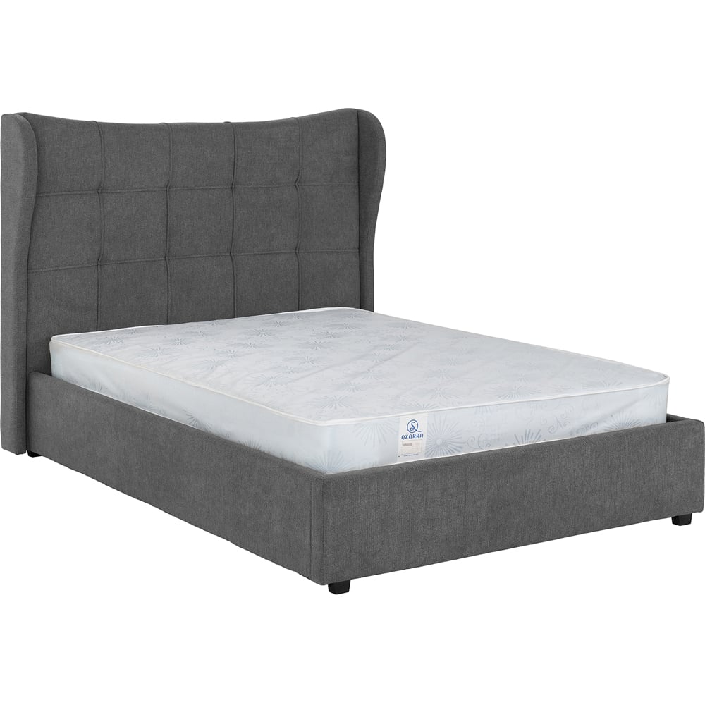 Seconique Verona King Size Grey Fabric Gas Lift Ottoman Bed Frame Image 2