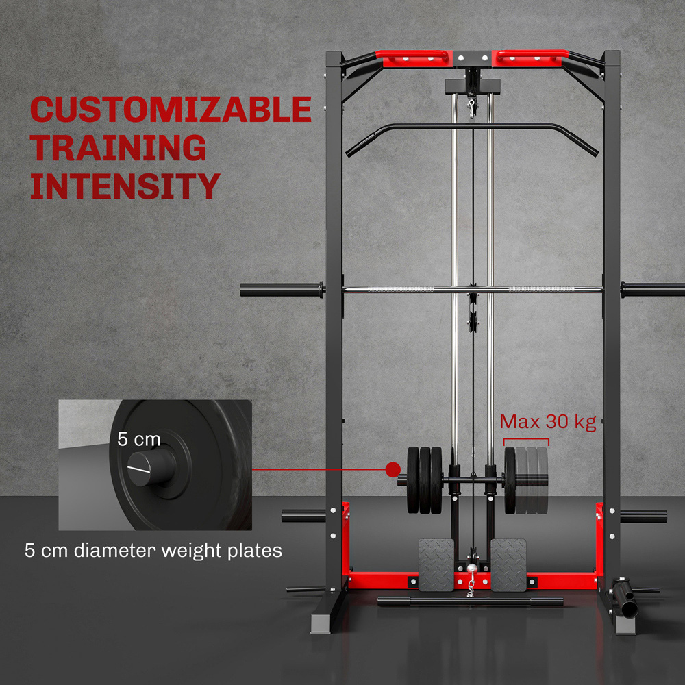 SPORTNOW Cable Crossover Machine with Pull Up Bar Image 5
