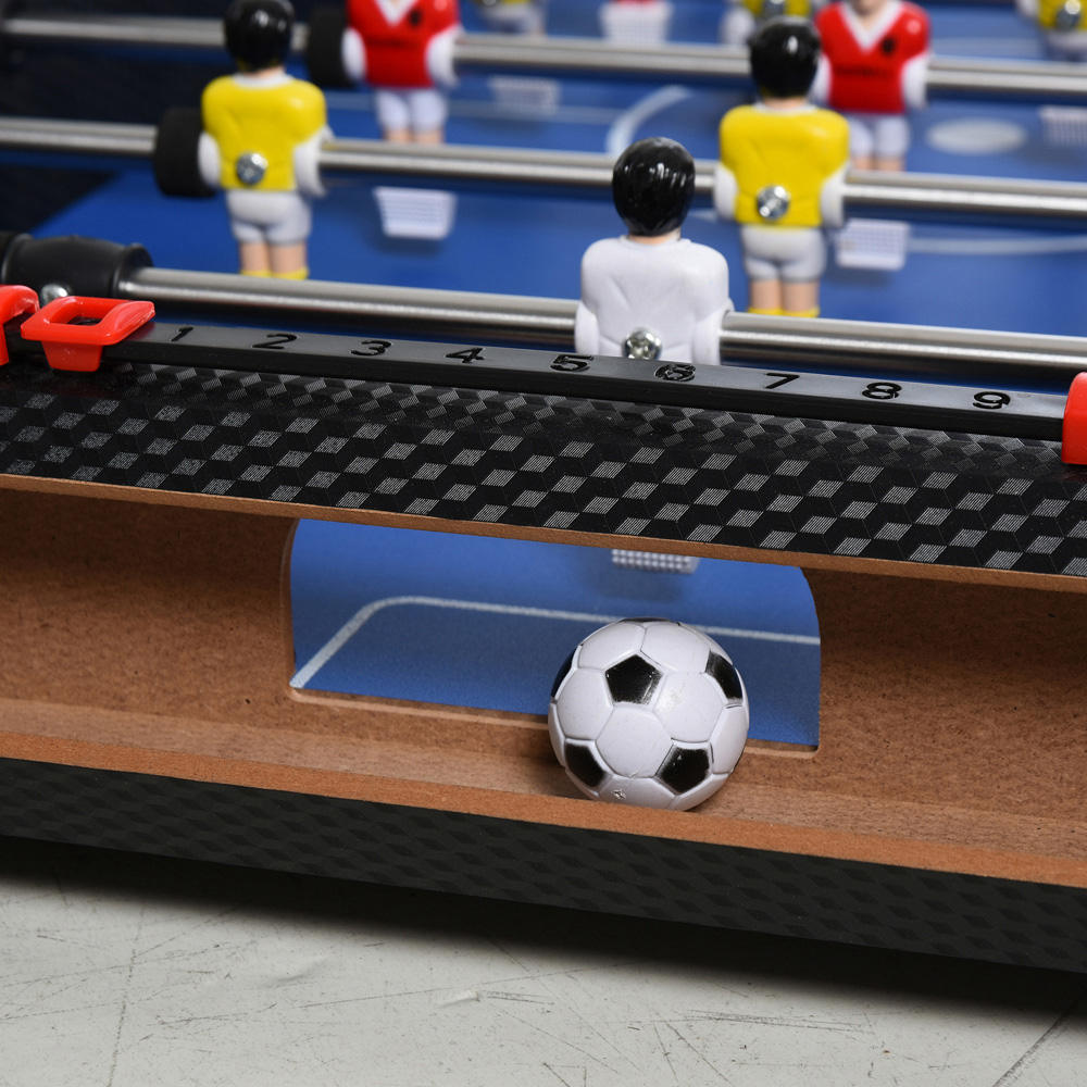 HOMCOM Portable Compact Indoor Competition Sized Foosball Table Image 4