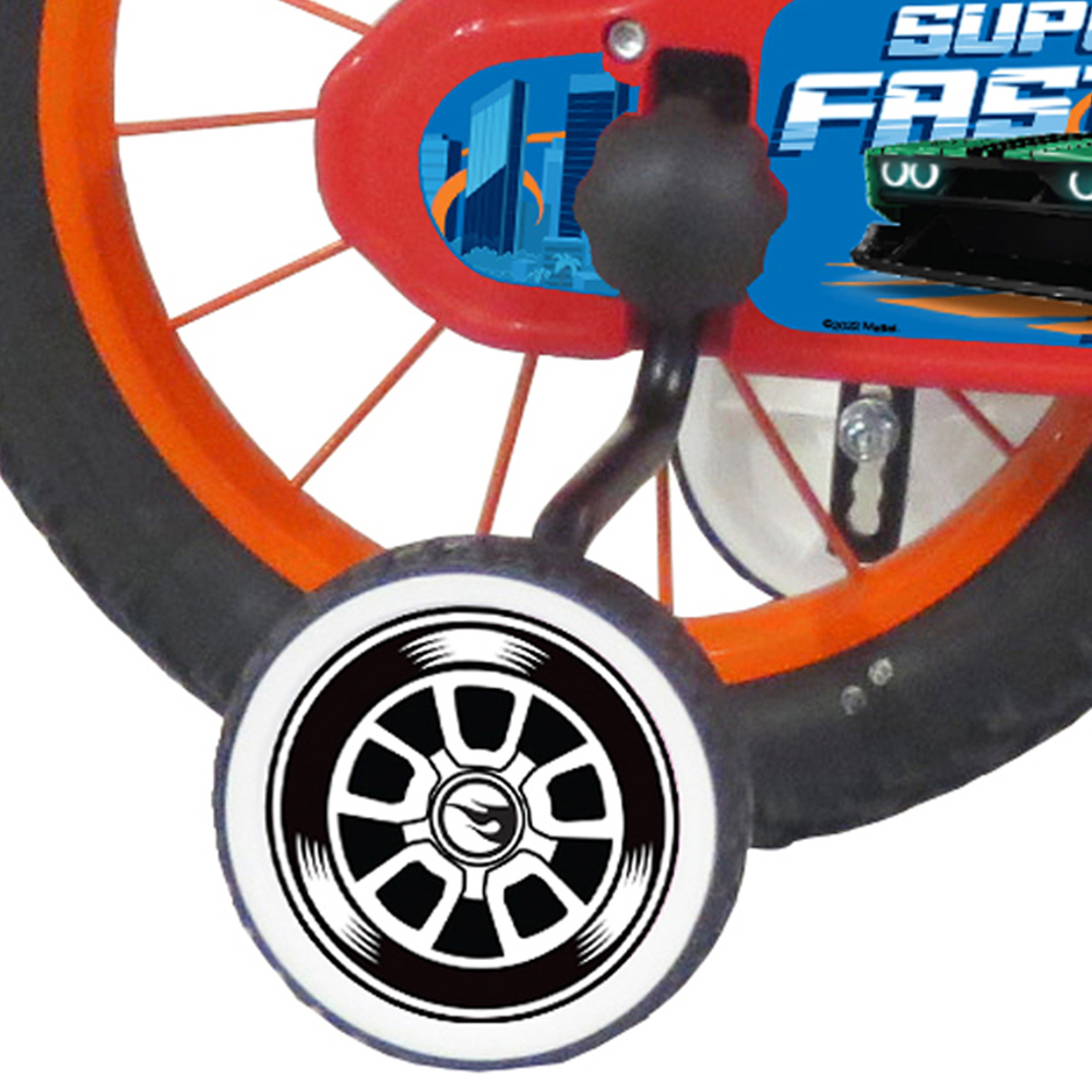 Denver Mattel Hot Wheels 14 inch Kids Bicycle with Stabilisers Image 5