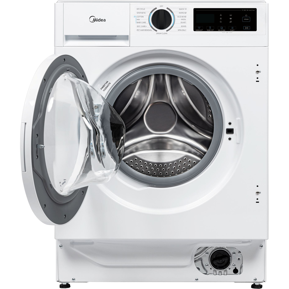 Midea MFA06W90BA/W 9kg White Freestanding Washing Machine Image 3